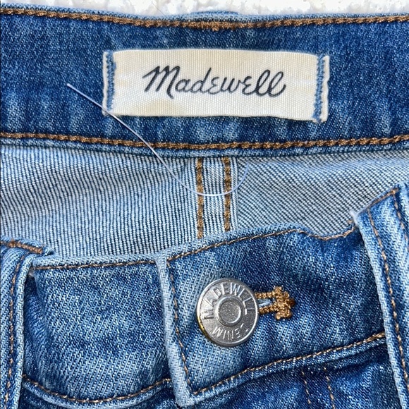 NWOT Madewell Classic Blue Straight Leg Jeans - Picture 5 of 12